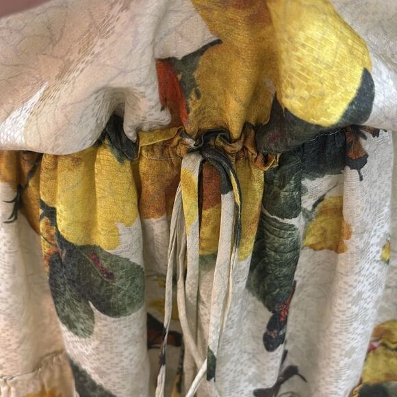 Cris Barros floral print mini ruffle dress, S - Picture 5 of 9